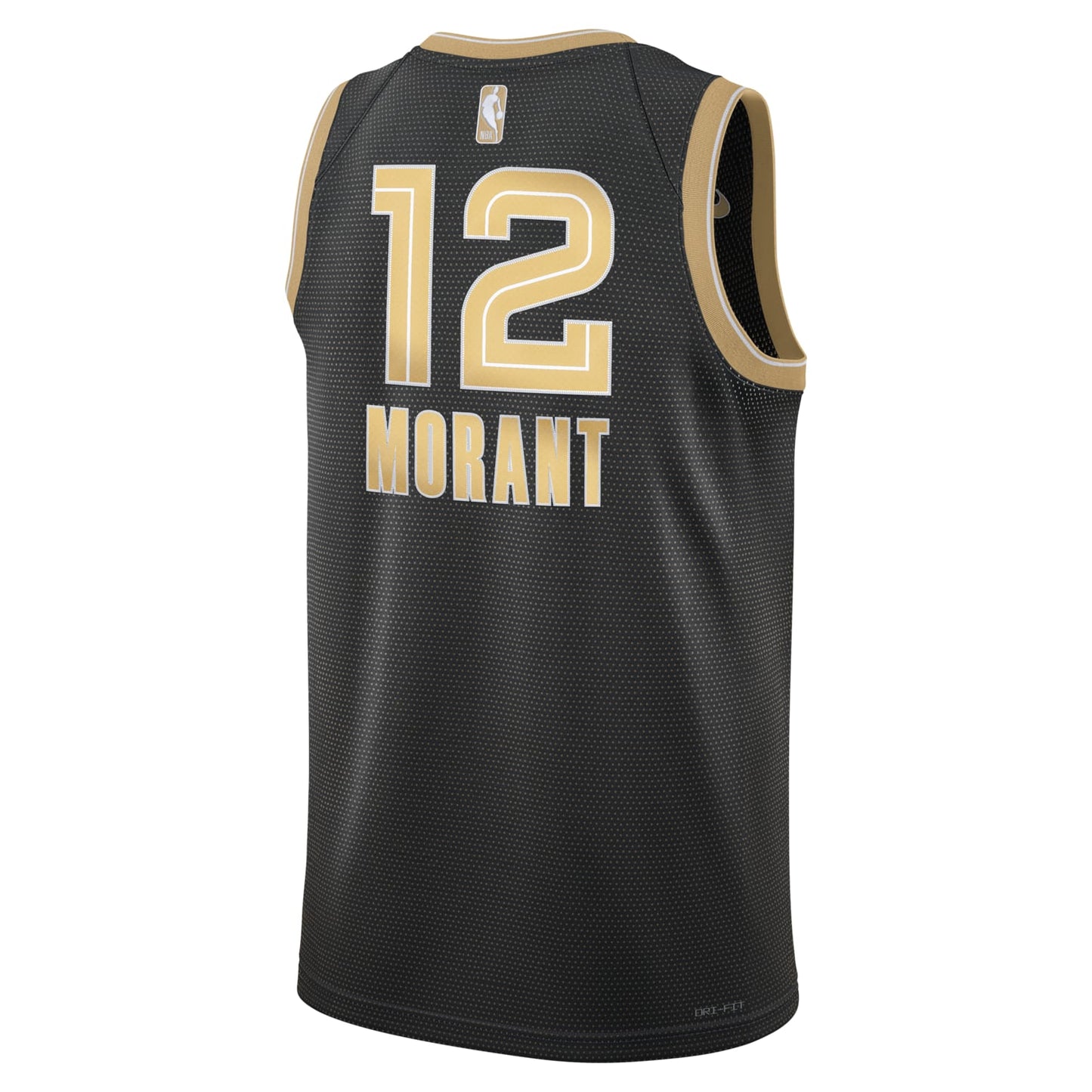 Nike Dri-FIT NBA Memphis Grizzlies Ja Morant 2024 Select Series Swingman Jersey | Black & Gold #12 | FN5915-053