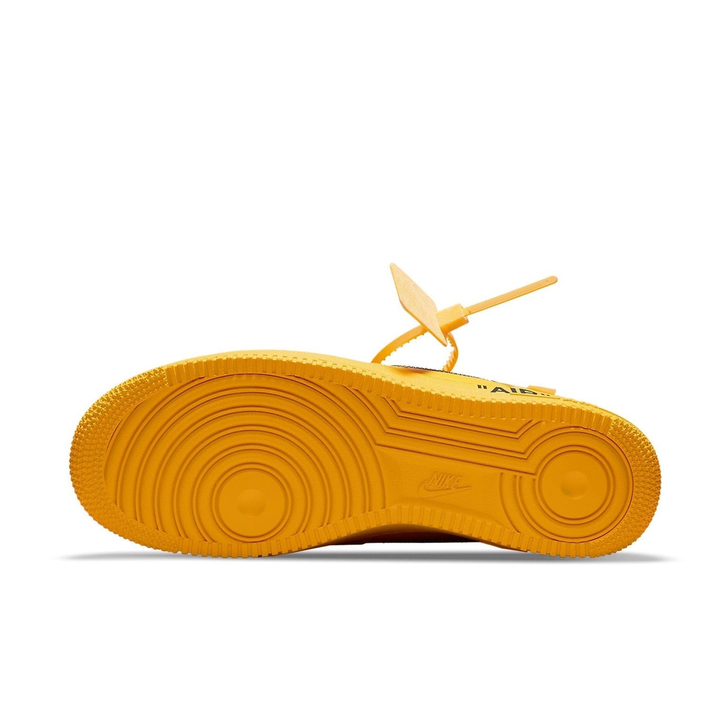 Nike x Off-White Air Force 1 Low 'Lemonade' University Gold / Metallic Silver DD1876-700