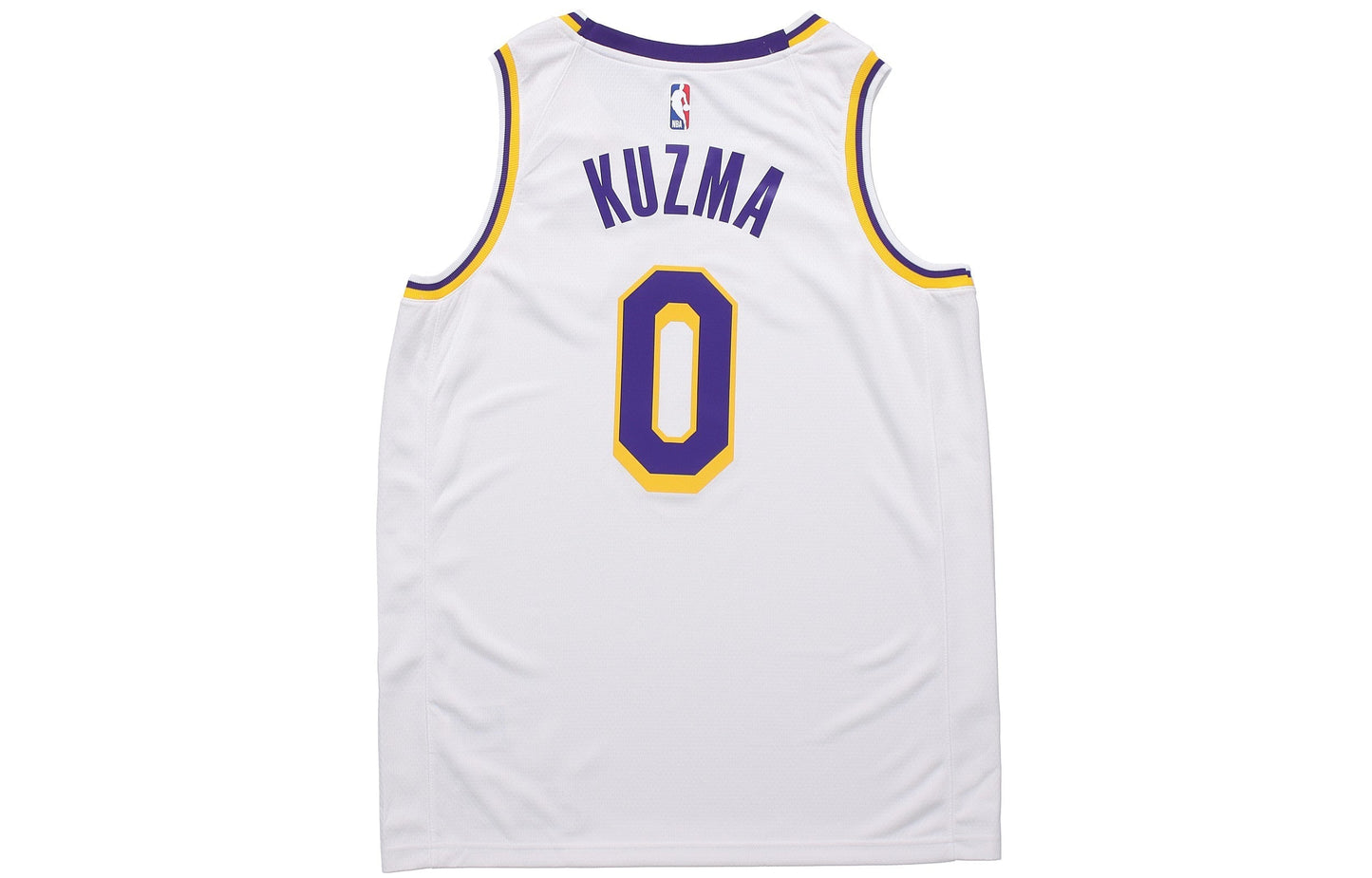 Nike NBA Los Angeles Lakers Kyle Kuzma SW Fan Edition Jersey | White #0 | 2020 | CW3595-106