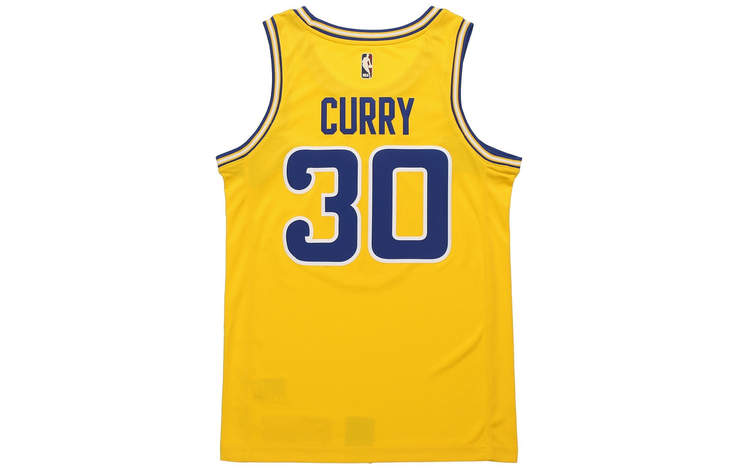 Nike NBA Golden State Warriors Stephen Curry #30 Classic Edition Swingman Connected Jersey – Yellow | AJ3878-728