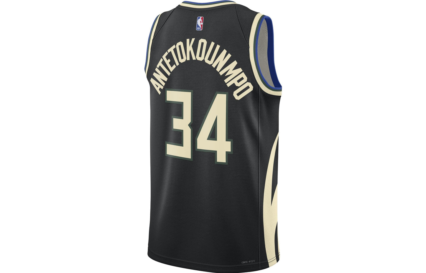 Air Jordan x NBA Swingman Jersey – Giannis Antetokounmpo #34 – Black | Style DO9533-010