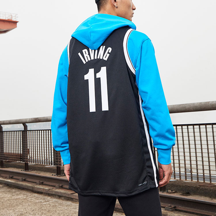 Nike x NBA Brooklyn Nets Kyrie Irving #11 Swingman Jersey – Black / White (DB3563-018)