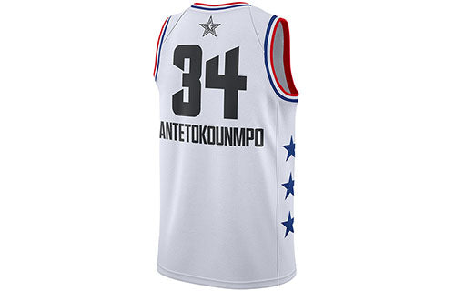 Jordan Brand NBA 2019 All-Star Game Jersey 'Giannis Antetokounmpo #34' White AQ7297-100