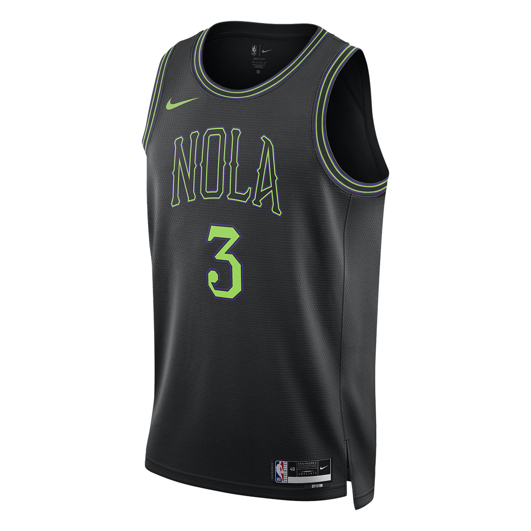 Nike Dri-FIT NBA New Orleans Pelicans CJ McCollum City Edition Swingman Jersey | 2023/24 | DX8511-010