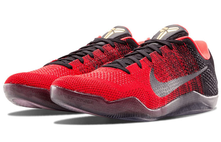 Nike Kobe 11 Elite Low 'Achilles Heel' – University Red/Black (822675-670)