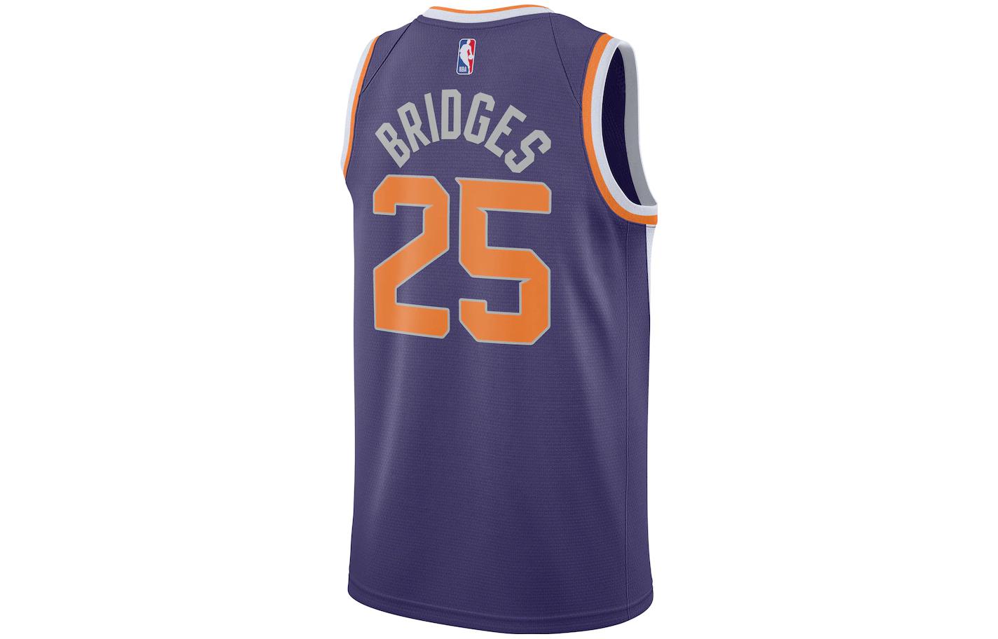 Nike NBA Phoenix Suns Icon Edition Swingman Jersey 'Mikal Bridges #25' 2020-21 CW3679-577