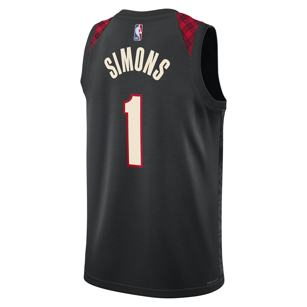 Nike Dri-FIT NBA Portland Trail Blazers Anfernee Simons City Edition Swingman Jersey | 2023/24 | DX8517-012