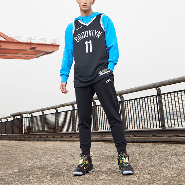 Nike x NBA Brooklyn Nets Kyrie Irving #11 Swingman Jersey – Black / White (DB3563-018)