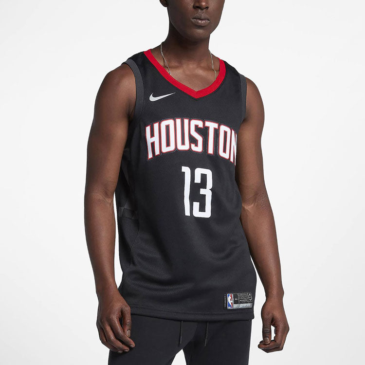 Nike NBA Houston Rockets SW Fan Edition Jersey 'James Harden #13' Black 877206-010