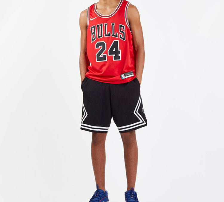 Nike x NBA Chicago Bulls Lauri Markkanen #24 Swingman Jersey – Red / Black / White (864465-664)