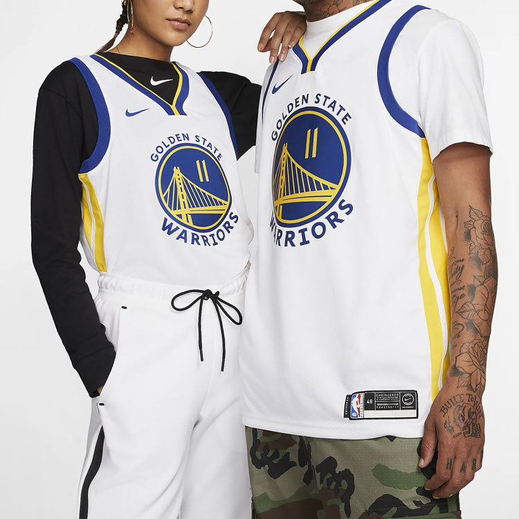 Nike NBA Golden State Warriors Klay Thompson Association Edition Swingman Jersey 2019-20 – #11 White (AV4945-104)