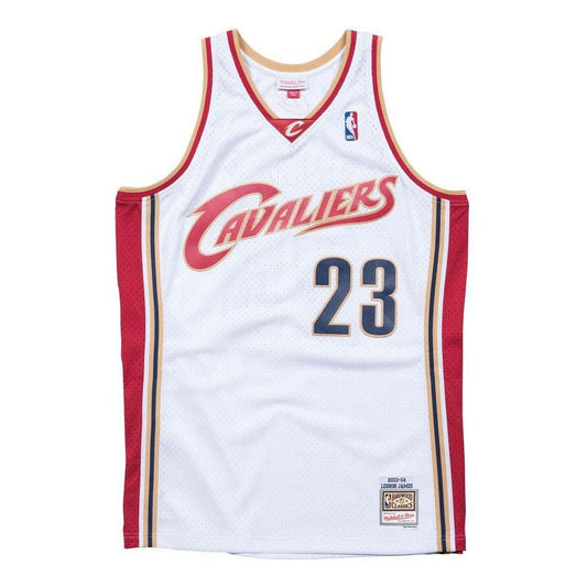 Mitchell & Ness NBA Cleveland Cavaliers LeBron James Swingman Jersey | White | 2003/04 | 200472890