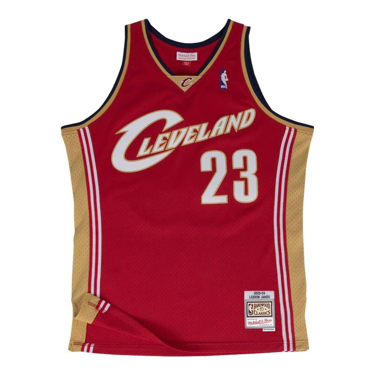 Mitchell & Ness NBA Cleveland Cavaliers Swingman Jersey – LeBron James #23 (2003-04) – Wine | Style 200472828