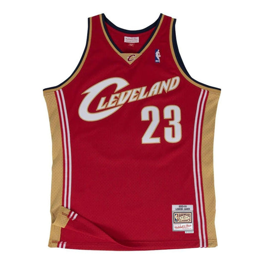 Mitchell & Ness NBA Cleveland Cavaliers Swingman Jersey – LeBron James #23 (2003-04) – Wine | Style 200472828