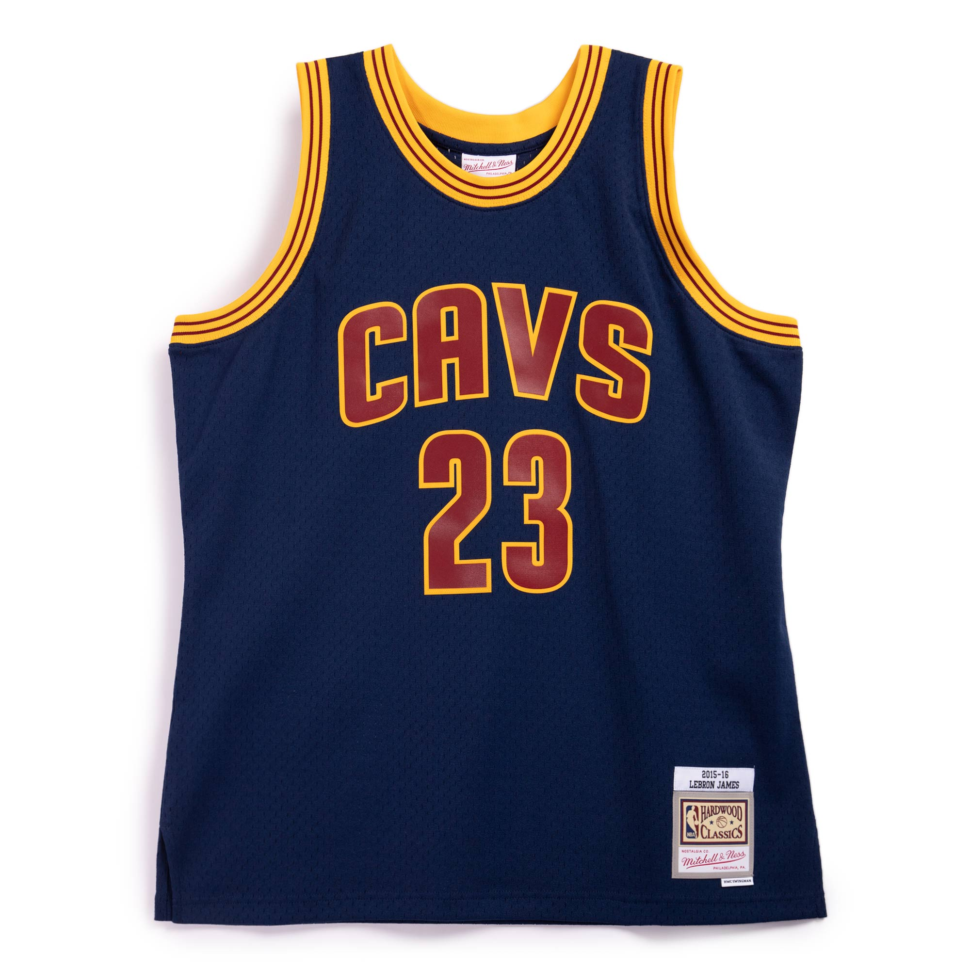 Mitchell & Ness NBA Cleveland Cavaliers LeBron James Swingman Jersey | 2015/16 Alternate | JY8628-CCAASBL