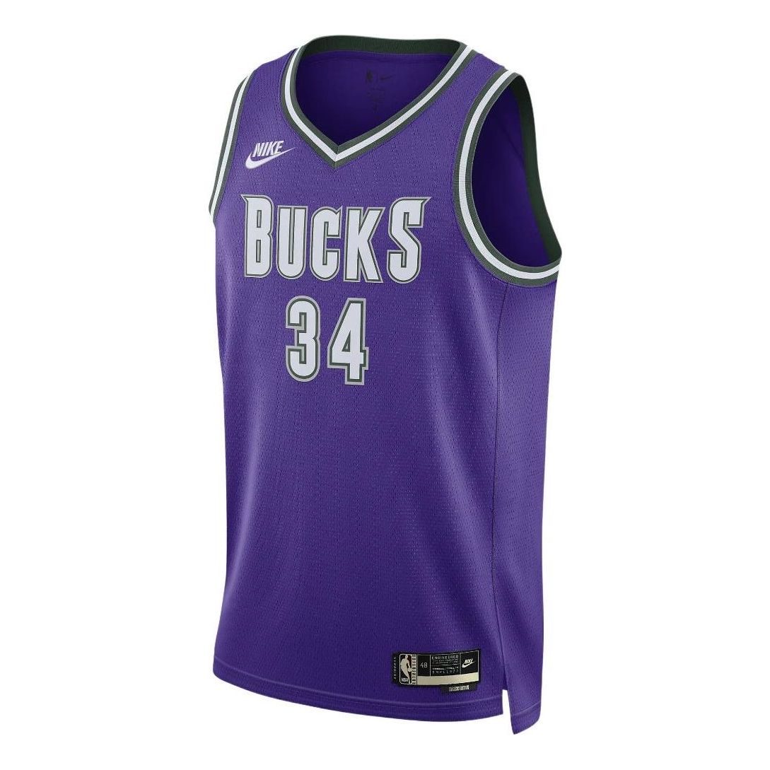 Nike Dri-FIT NBA Milwaukee Bucks Hardwood Classic 2022/23 Swingman Jersey – Giannis Antetokounmpo #34 | DO9450-504