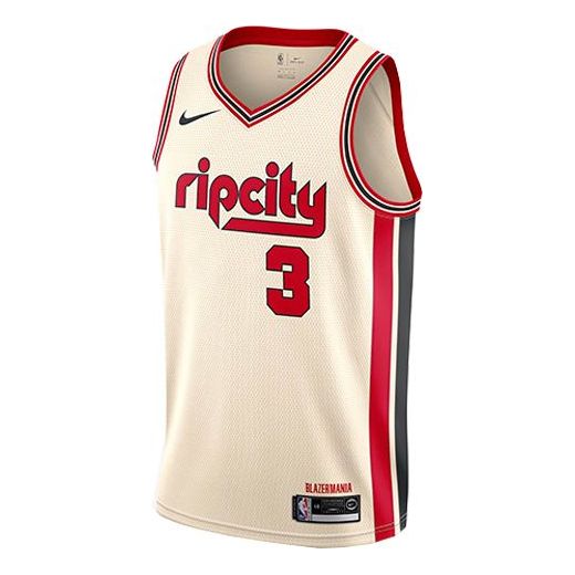 Nike NBA Portland Trail Blazers City Edition SW Fan Edition 2019/20 Swingman Jersey – CJ McCollum #3 White | AV4668-120