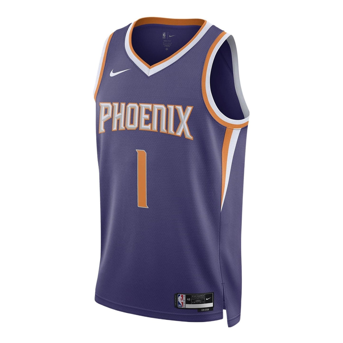 Nike Dri-FIT NBA Phoenix Suns Devin Booker #1 Icon Edition Swingman Jersey – FB1811-566