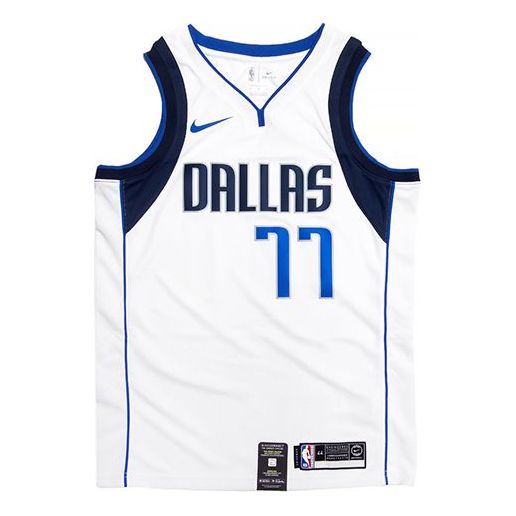 Nike NBA Dallas Mavericks Luka Doncic Swingman Jersey | White | 864411-102