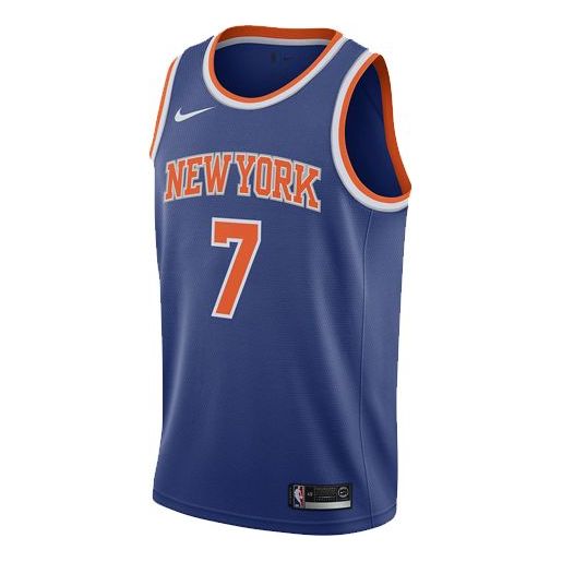 Nike NBA New York Knicks Carmelo Anthony Fan Edition Jersey | Blue #7 | 864495-497