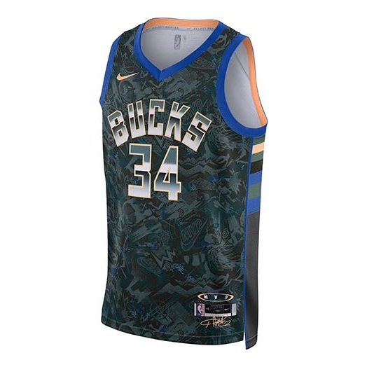Nike NBA Select Series MVP Giannis Antetokounmpo #34 Jersey – Hasta / Hyper Royal / Peach (DA6953-387)