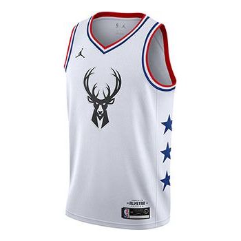 Jordan Brand NBA 2019 All-Star Game Jersey 'Giannis Antetokounmpo #34' White AQ7297-100