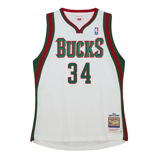 Mitchell & Ness NBA Milwaukee Bucks 2013-14 Hardwood Classics Jersey – Giannis Antetokounmpo #34 (AJY45681)