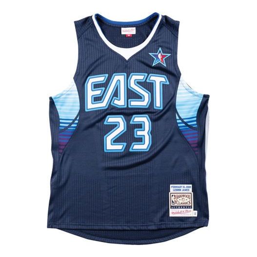 Mitchell & Ness LeBron James #23 2009 NBA All-Star Game Eastern Conference Authentic Jersey – Navy (AJY4EL18003)
