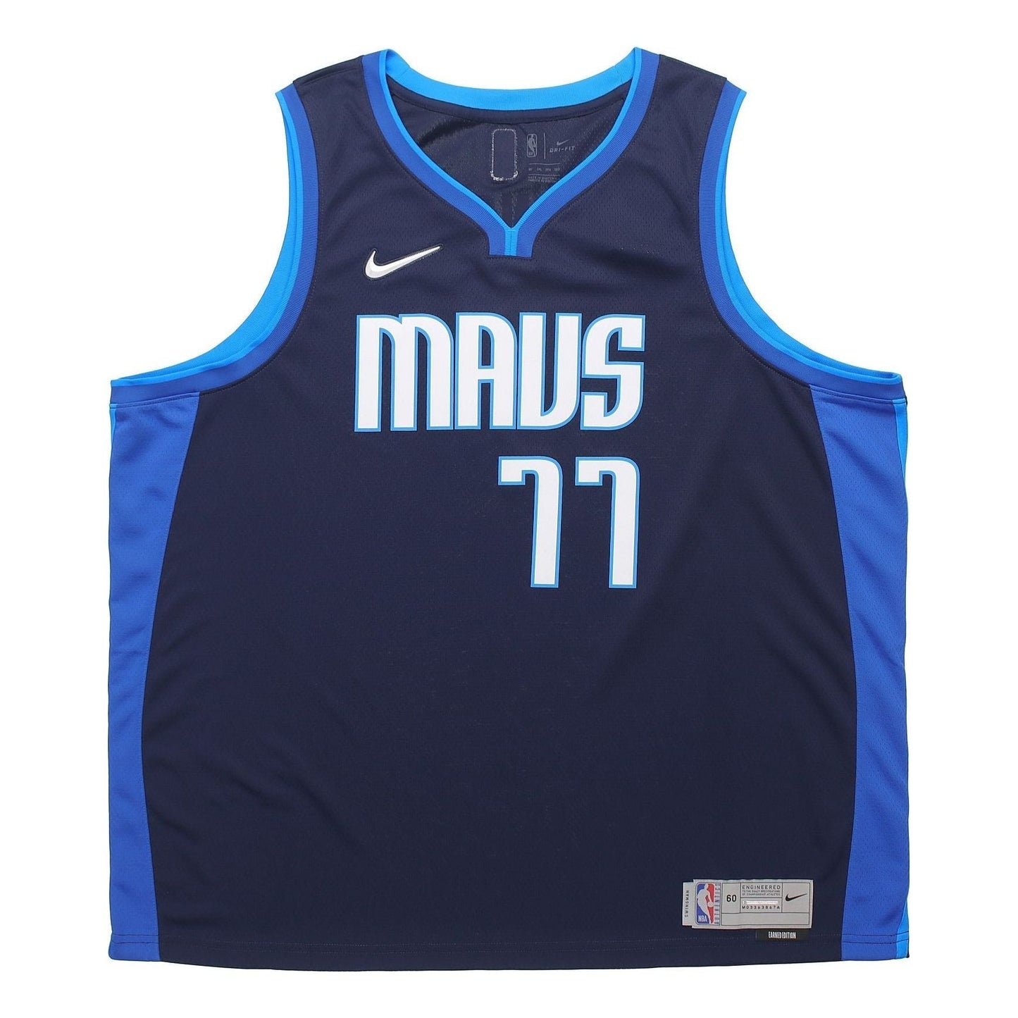 Nike NBA Dallas Mavericks Luka Doncic SW Fan Edition Jersey | Navy Blue #77 | CW6806-419