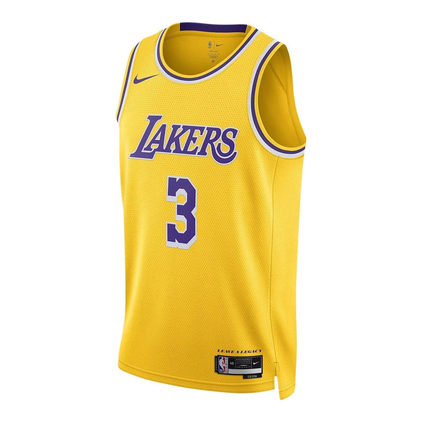 Nike Dri-FIT NBA Los Angeles Lakers Anthony Davis Icon Edition Swingman Jersey | 2022/23 | DN2009-729