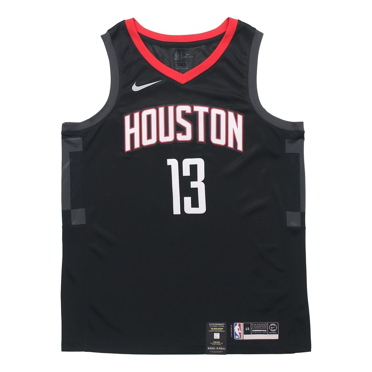 Nike NBA Houston Rockets SW Fan Edition Jersey 'James Harden #13' Black 877206-010