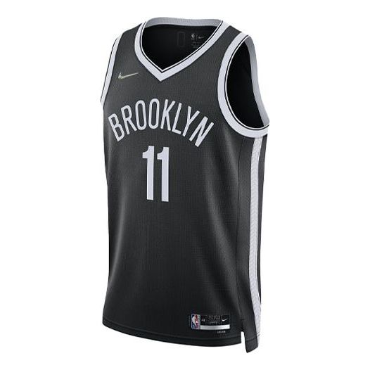 Nike x NBA Brooklyn Nets Kyrie Irving #11 Swingman Jersey – Black / White (DB3563-018)