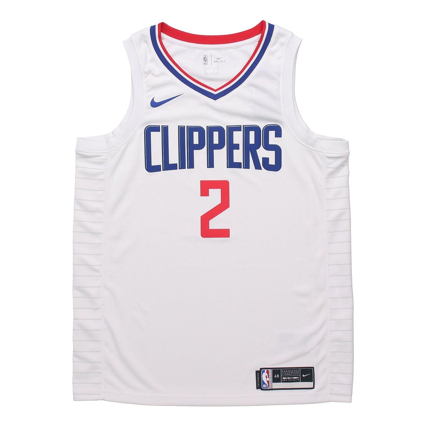 Nike x NBA LA Clippers Kawhi Leonard #2 Swingman Jersey – White / Royal Blue / Red (CW3594-100)