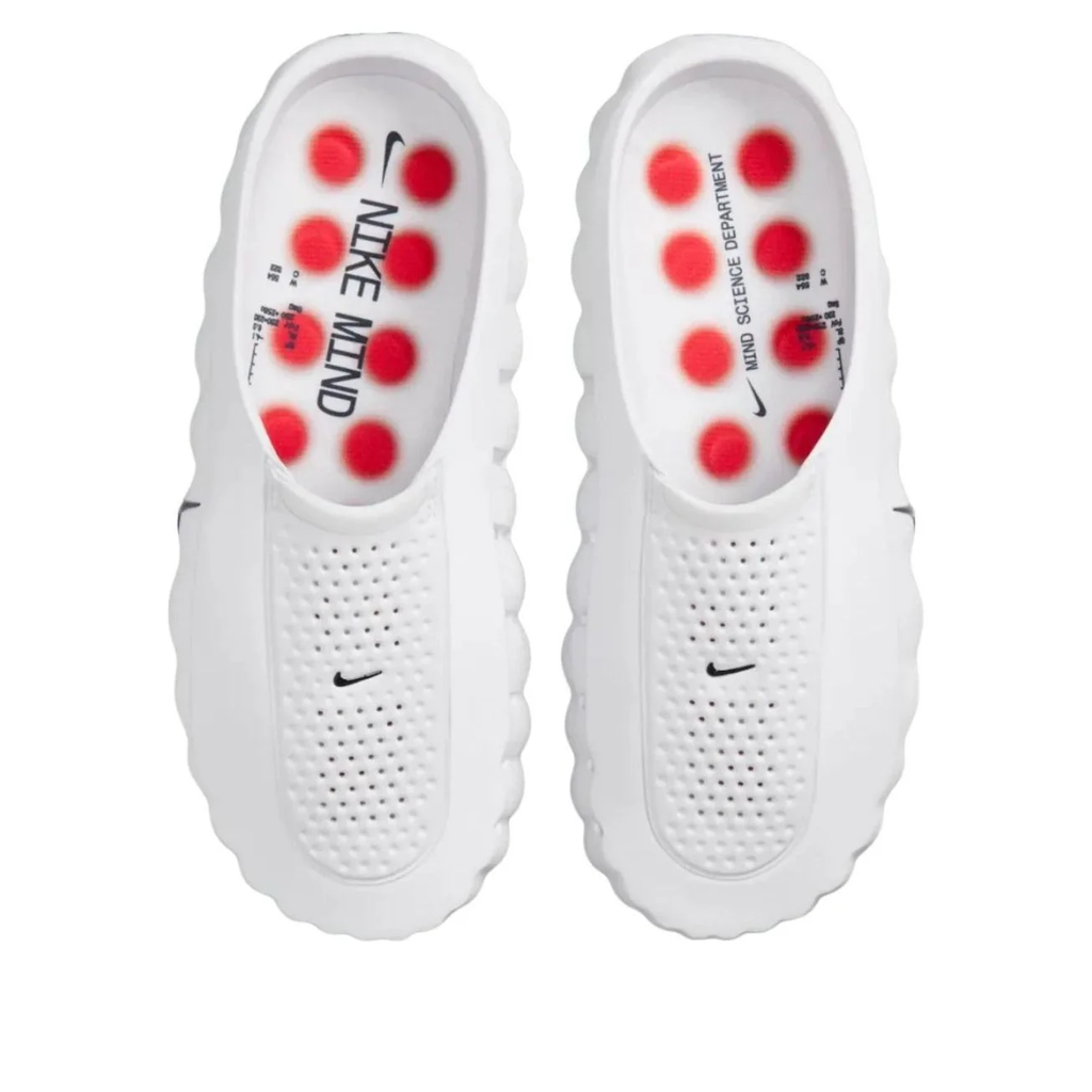 Nike Mind 001 Slide 'White / Speed Red' HQ4307-101